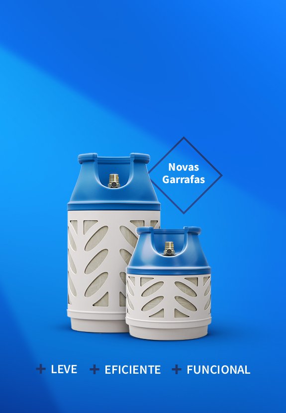 Nova garrafa Propano Light