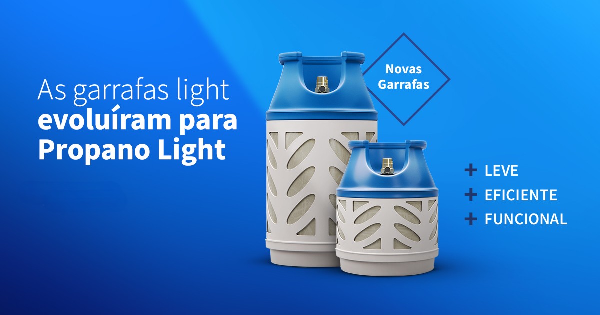 Spelta apresenta a nova garrafa de gás Propano Light